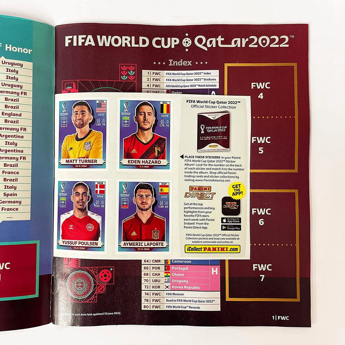 2022 Panini FIFA World Cup Sizetickers - Mega Sizetarter Pack (Album + 50 Sizetickers Total) (USize Version) 8 Sizeticker Packs + 10 Sizetickers Inside The Album