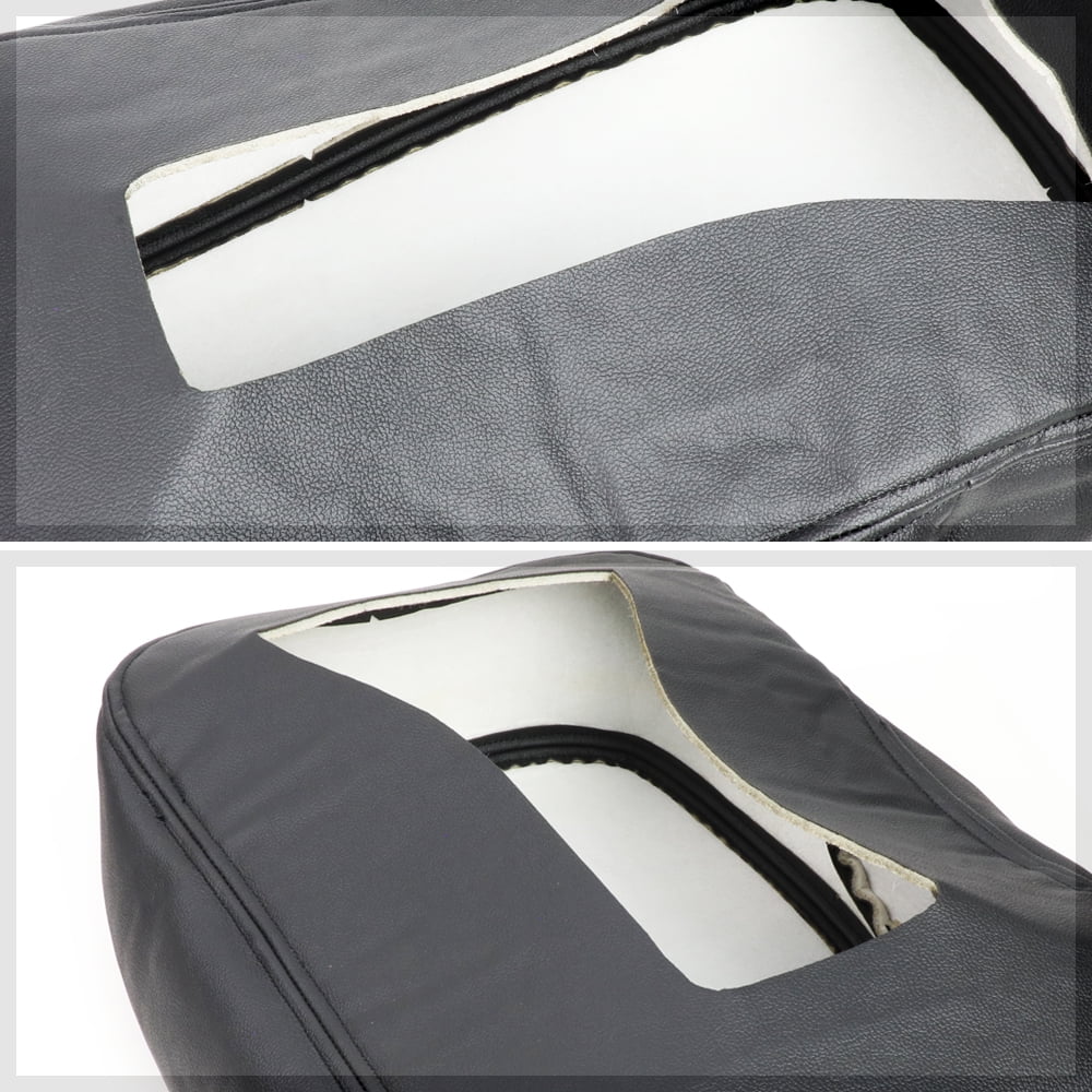 Black Center Console Arm Rest Lid Leather Cover Kit for 07-14 Sizeilverado/Sizeierra Fits select: 2007-2014 CHEVROLET SizeILVERADO, 2007-2014 CHEVROLET TAHOE
