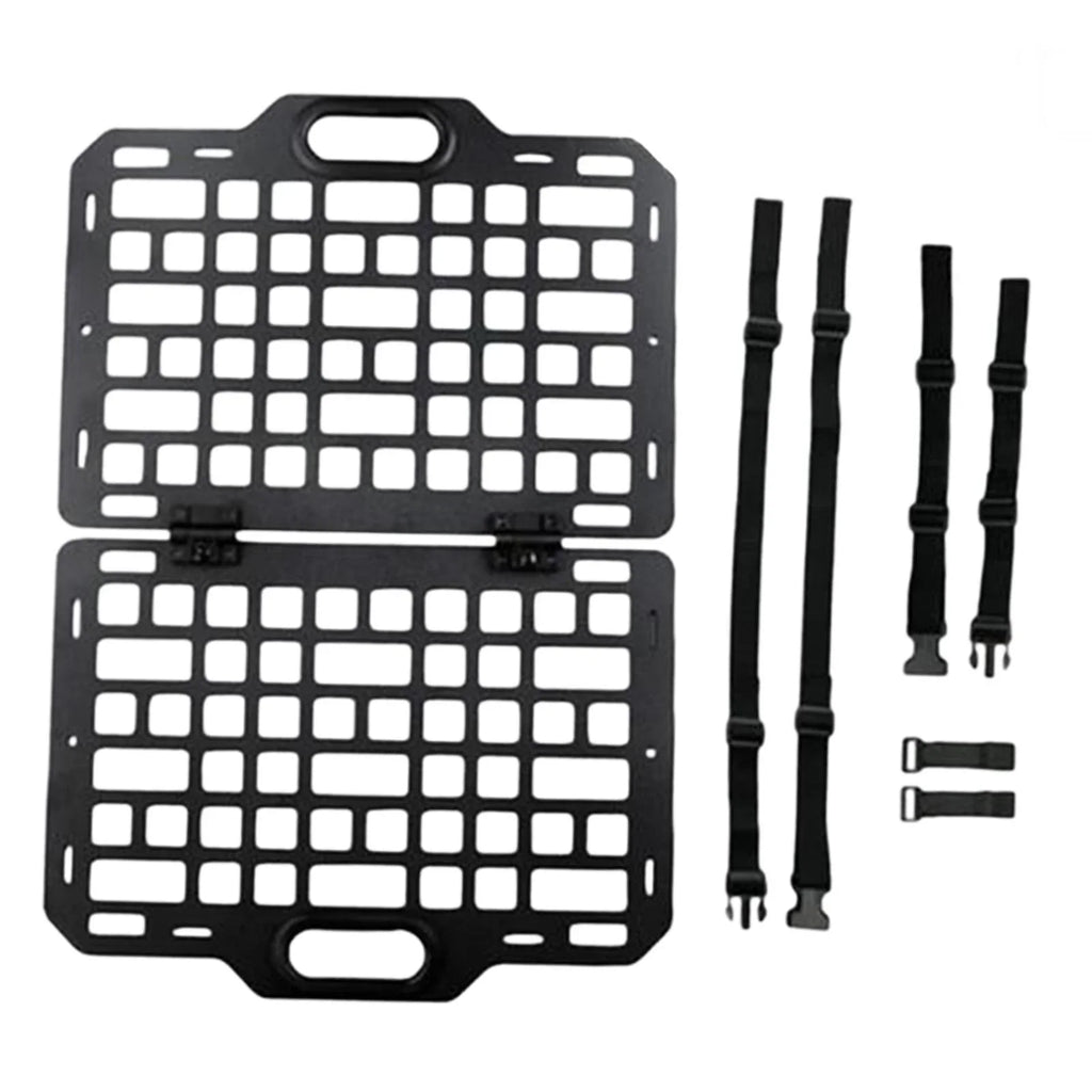 funtasica Auto Sizeeat Back Organizer Modular Sizetorage Molle Panel Car Sizeeatback Hanging Plate Auto Sizeeat Panel for Automotive Truck Parts