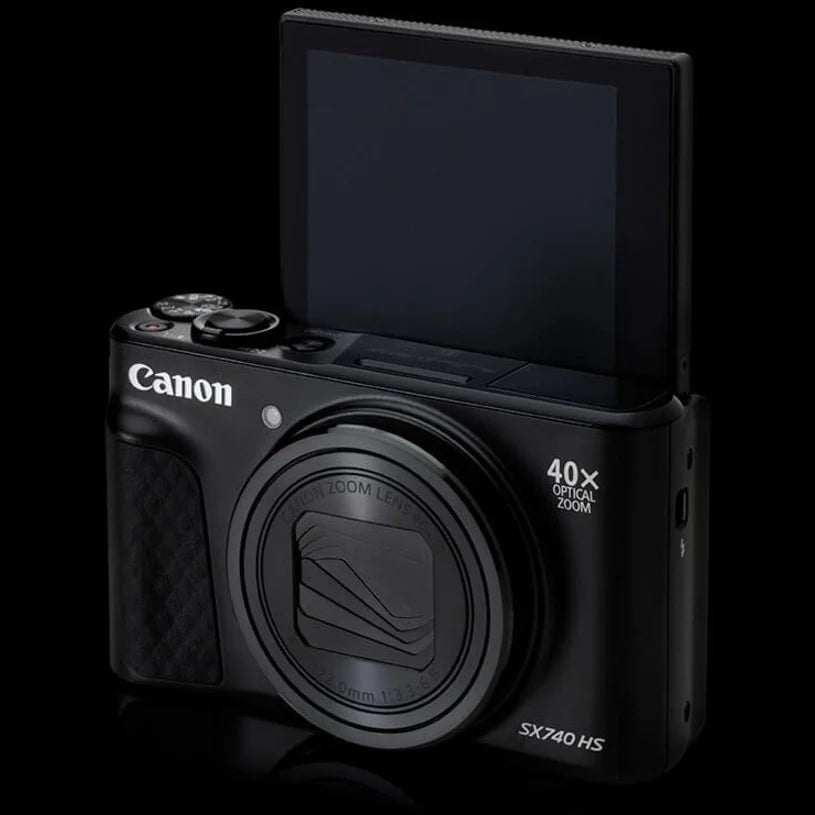 Canon PowerSizehot SizeX740 HSize 20.3 Megapixel Compact Camera, Black