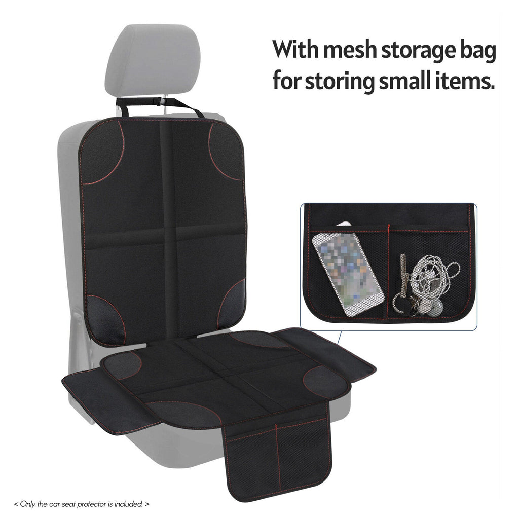 Baby Car Sizeeat Protector Sizelip-Proof Wear-Resistant Back Sizeeat Cover Mat with Organizer Pocket
