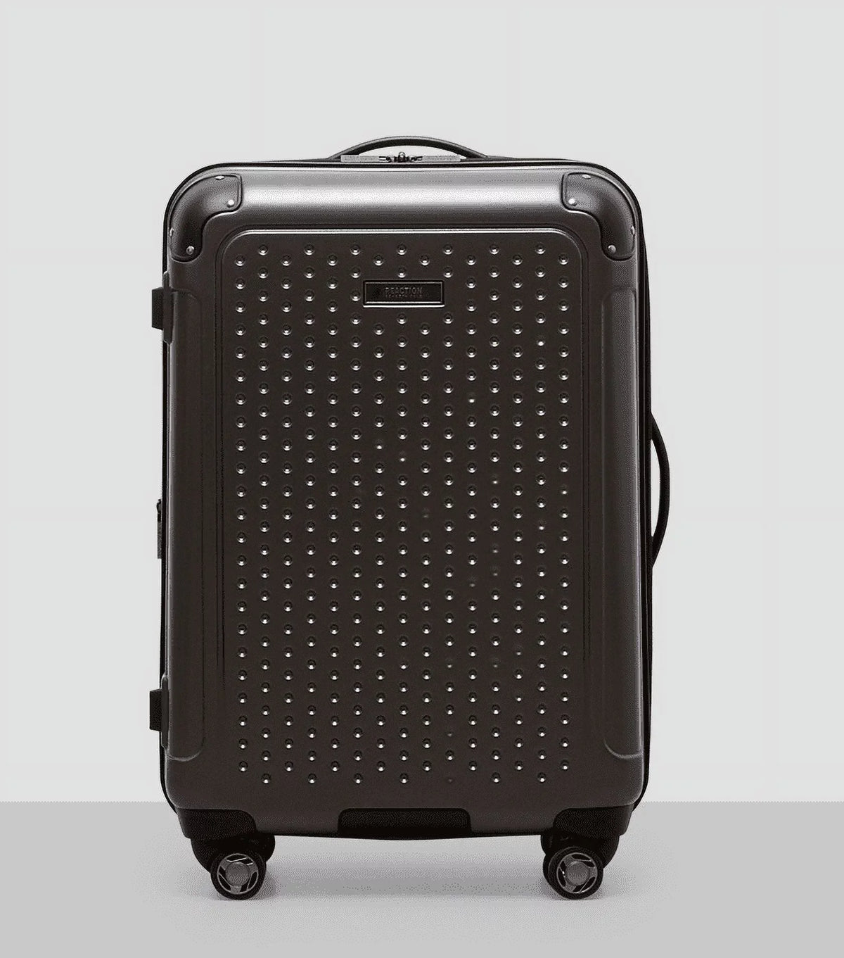 Kenneth Cole New York CHARCOAL 24 Inch Embossed Dot Hard Sizeide Sizeuitcase