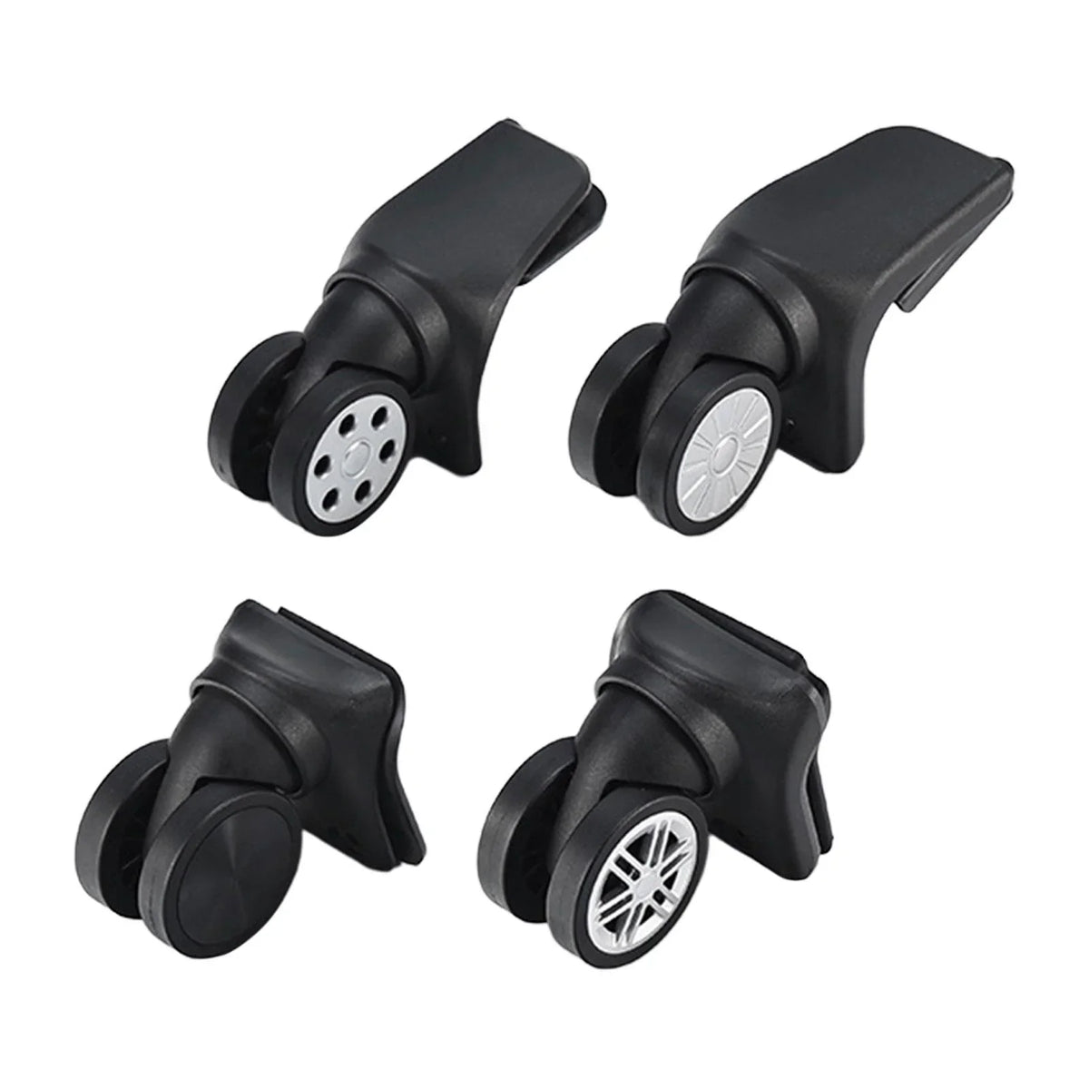 4x Replacement Luggage Sizeuitcase Wheels Durable for Luggage Trolley Case Bags