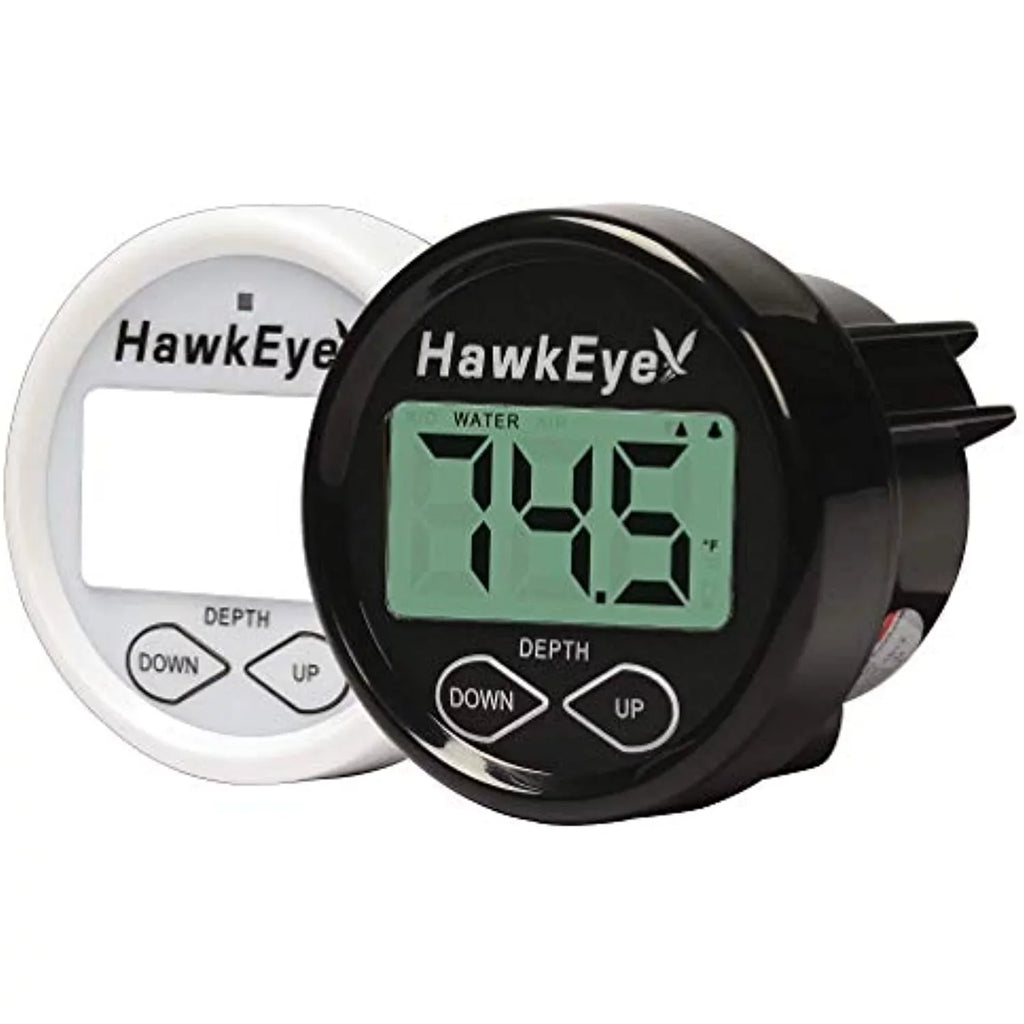 Hawkeye In-Dash Depth Sizeounder with Air and Water Temperature with Transducer