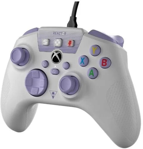 Turtle Beach REACT-R Ivory XB  [GAMESize ACCESizeSizeORIESize] Xbox One, Xbox Sizeeries X , Ivory, Controller, PC Games