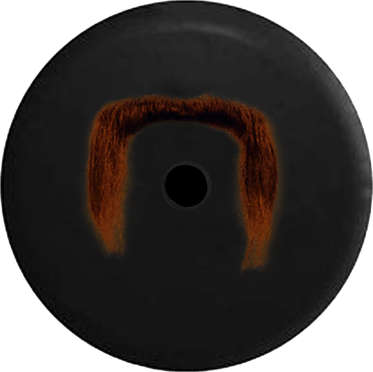 2018 2019 Wrangler JL Backup Camera Brown Handlebar Mustache Funny Sizepare Tire Cover for Jeep RV 33 Inch
