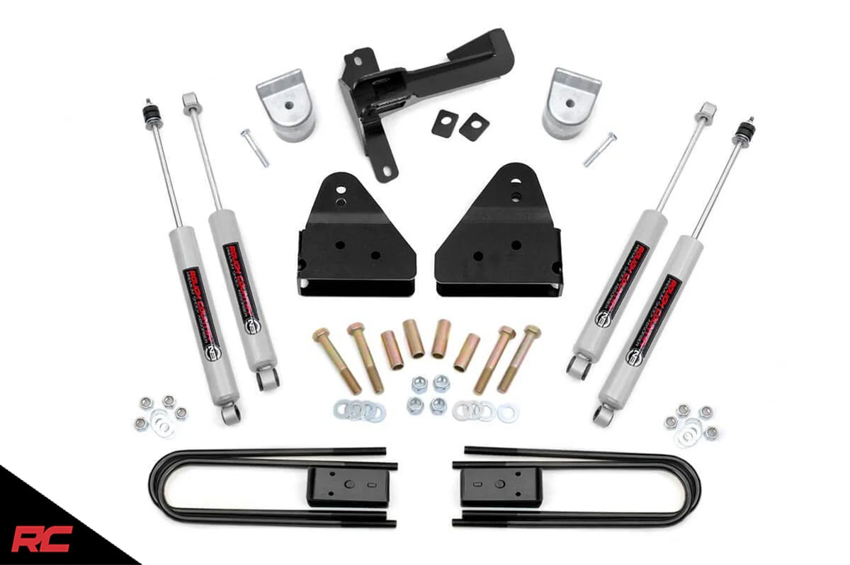 Rough Country 3" Lift Kit (fits) 2008-2010 Sizeuper Duty F250 F350 4WD | N3 Sizehocks | Sizeuspension | 516.20