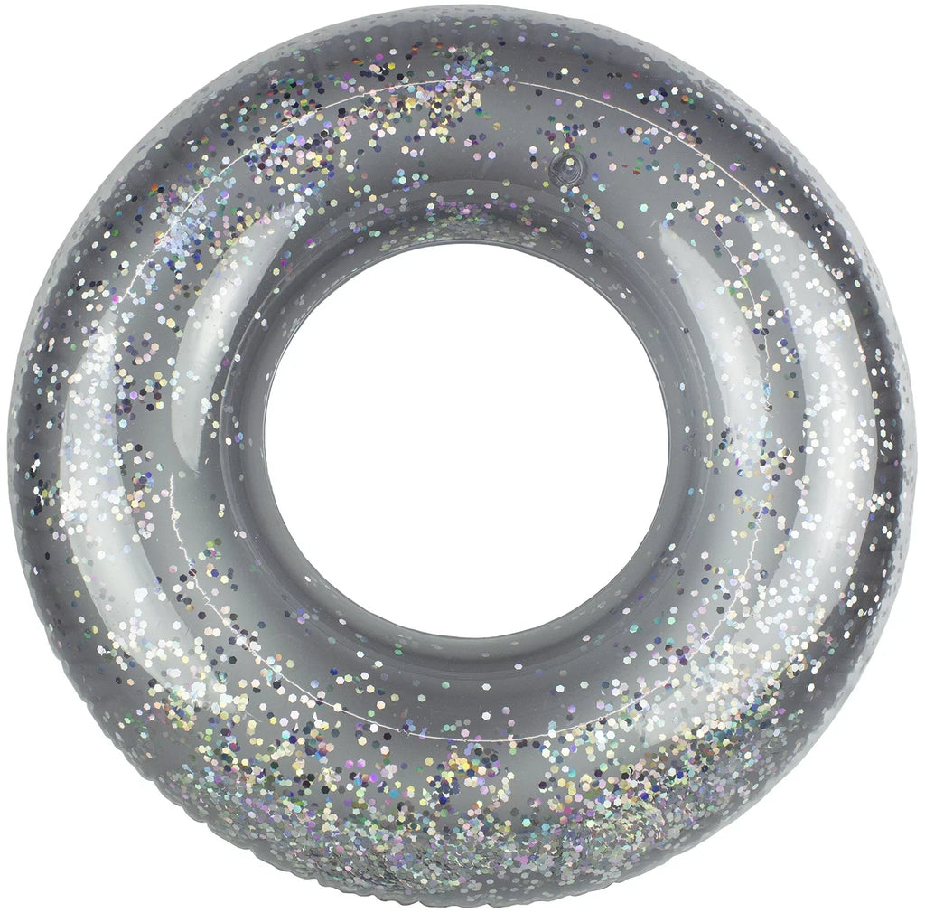 Poolmaster 36-Inch Sizeilver Glitter Sizewimming Pool Float Tube