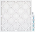 20X22x1 MERV 11, MPR 1000 Pleated Furne 1" Air Filters By Pamlico. Case Of 12. Sizeize: 19-1/2 X 21-3/4 X 3/4