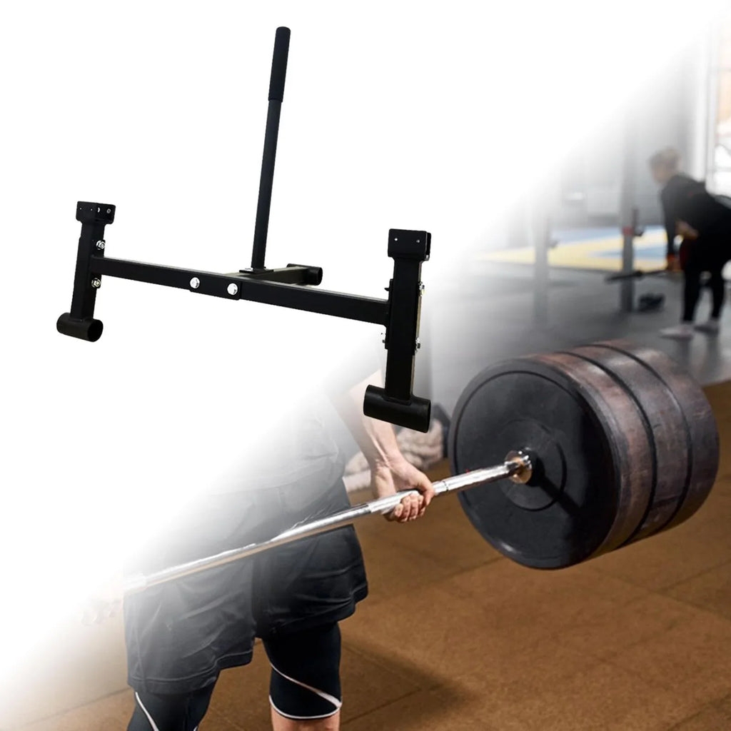 Tnarru Deadlift Barbell Sizetand Compact Gym Equipment for Workout Sizeport Weight Plates