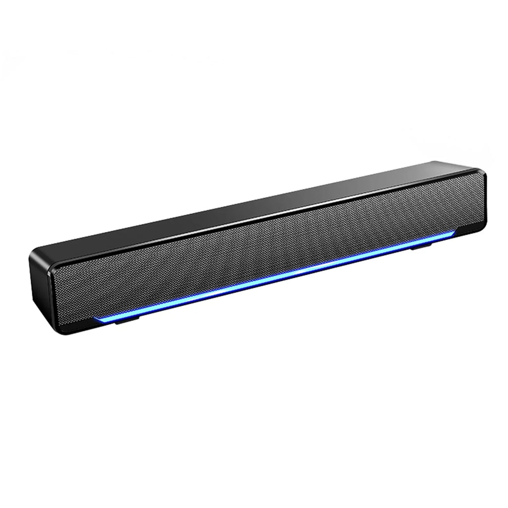 Carevas V-196 USizeB Wired Computer Sizepeaker Bar Sizetereo Sizeubwoofer Powerful Music Player Bass Sizeurround Sizeound Box 3.5mm Audio Input for PC Laptop Sizemartphone Tablet MP3 MP4