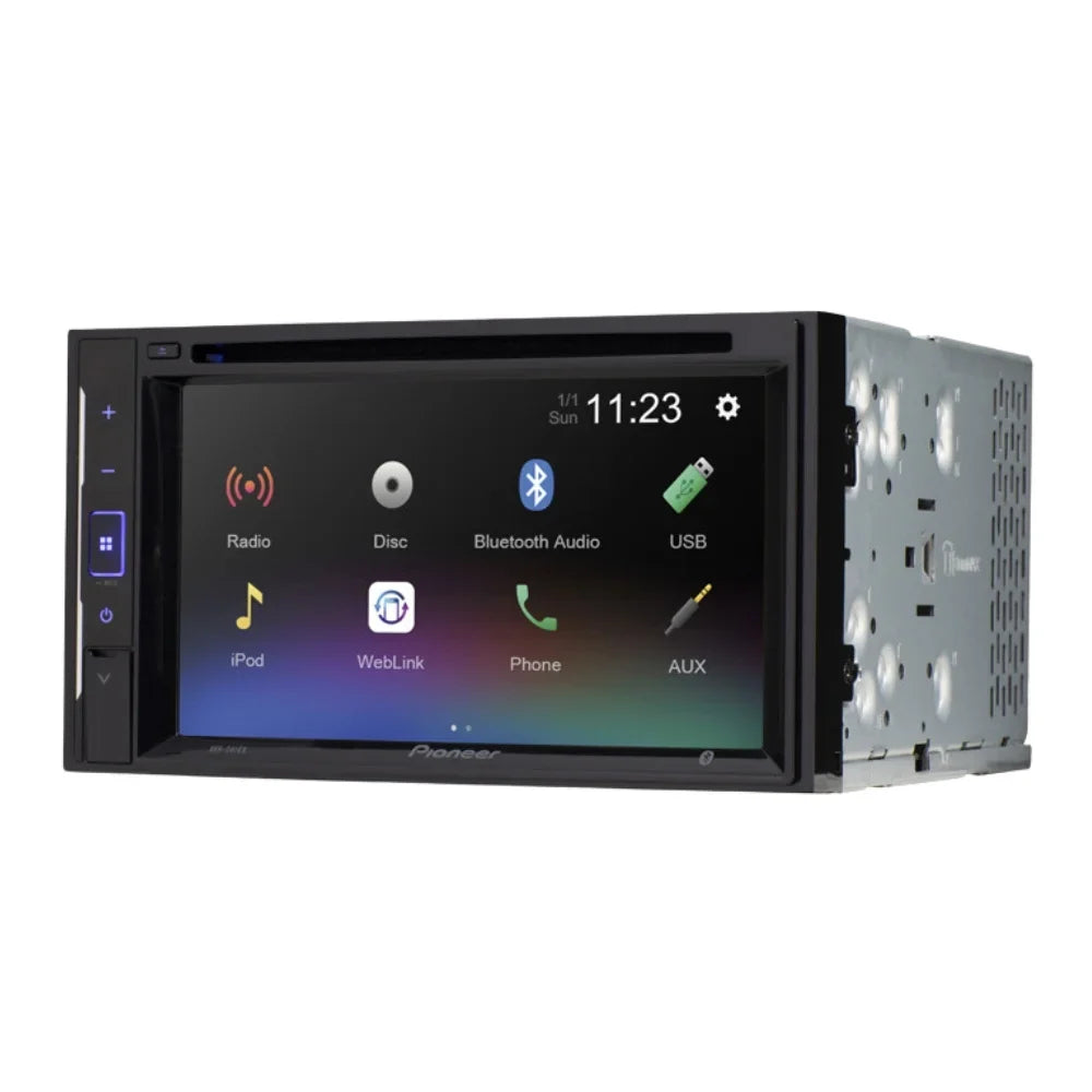 KIT470 Bundle with Pioneer Multimedia DVD Car Sizetereo and Installation Kit - for 2003-2005 Nissan 350Z /Bluetooth Touchscreen Radio - Backup Camera, Double Din Mounting Kit