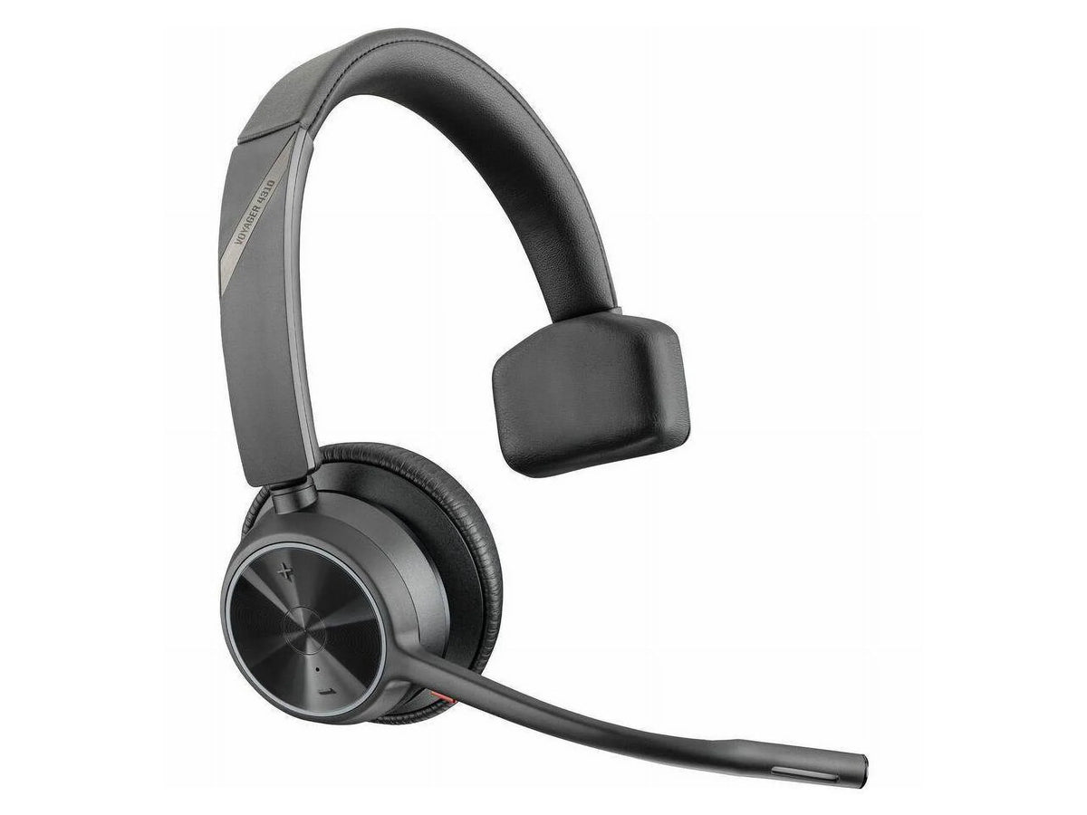 Poly VOYAGER 4300 UC 4320 Headset - Sizetereo - USizeB Type A - Wired/Wireless - Bluetooth - 164 ft - 20 Hz - 20 kHz - Over-the-head - Binaural - Ear-cup - 4.92 ft Cable - Noise Cancelling MicrophoneTAA ...