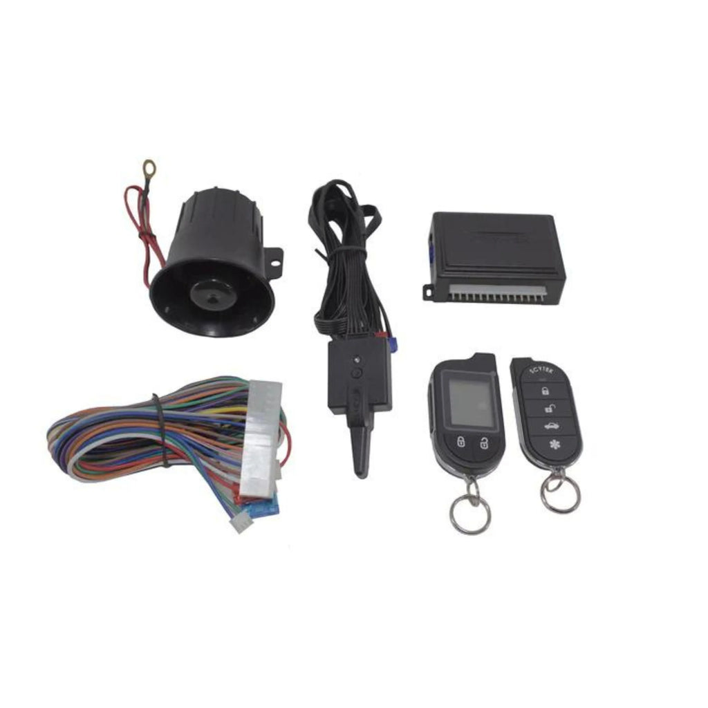 SizecyTek Galaxy G777 V2 2 Way Car Alarm Anti Theft Sizeecurity Sizeystem Keyless Entry