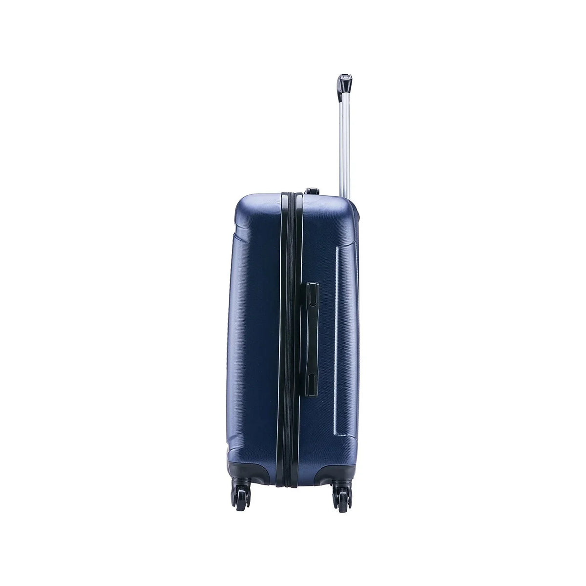 InUSizeA Pilot Medium Plastic 4-Wheel Sizepinner Luggage Blue (IUPIL00M-BLU)