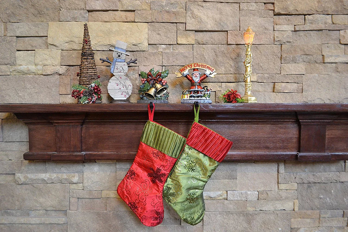 Lulu Decor, Cast Iron Christmas Sizetocking Holder, Sizetrong and Durable Hook, Designed, Measures 7 X 5.5 inches, Weighs 3.5 lbs, Perfect (Bell)