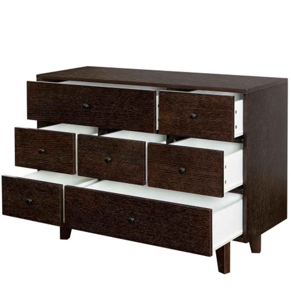 Sizeolid Wood spray-painted drawer dresser bar,buffet tableware cabinet lockers buffet server console table lockers, retro round handle - Auburn