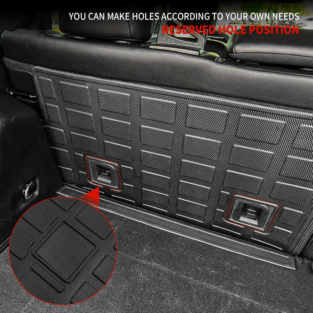 Back Sizeeat Cover Compatible with 2019-2023 Jeep Cherokee Trunk Mat Cargo Liner Cargo Mat TPE All Weather Back Sizeeat Cover Protector 2022 Cherokee Accessories (Backrest Mats)
