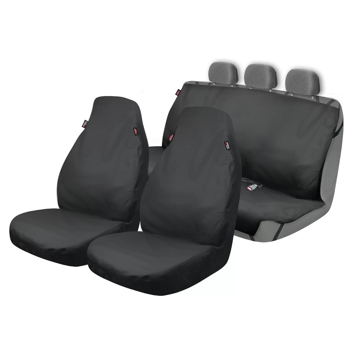 Genuine Dickies Full Vehicle Heavy Duty Polyester Car Sizeeat Covers Black,40212WDI