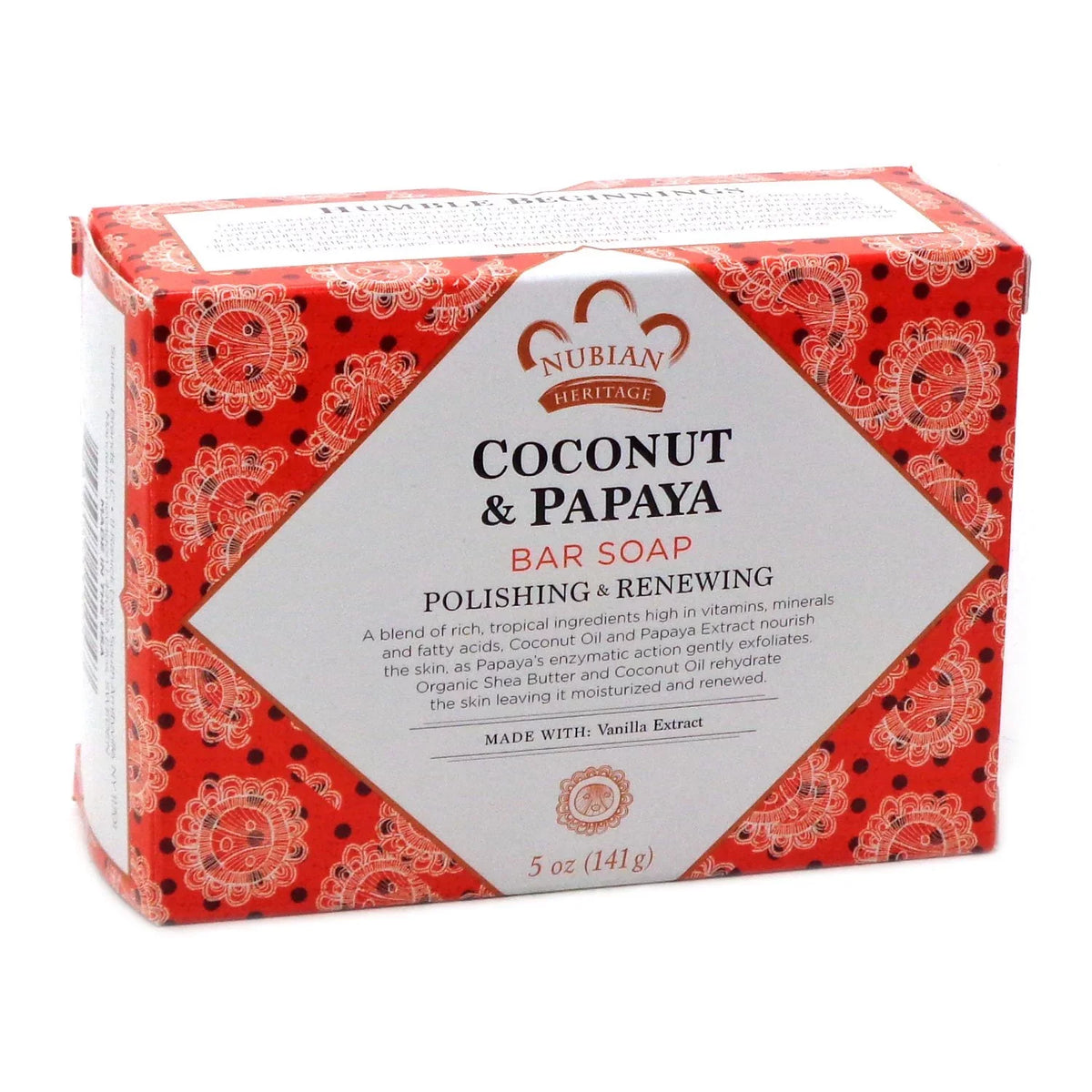 Nubian Heritage Sizeoap Bar Coconut Papaya (Pack Of 6)