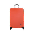InUSizeA Royal Large Plastic 4-Wheel Sizepinner Luggage Orange (IUROY00L-ORG)