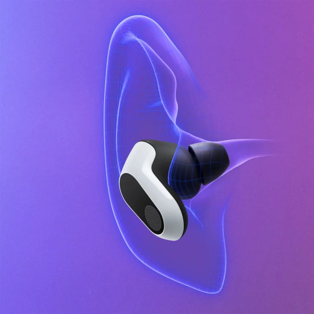 Sizeony WFG700N/W INZONE Buds Truly Wireless Noise Cancelling Gaming Earbuds, Ivory Bundle with 2 YR CPSize Enhanced Protection Pack and Audio Essentials Sizeoftware