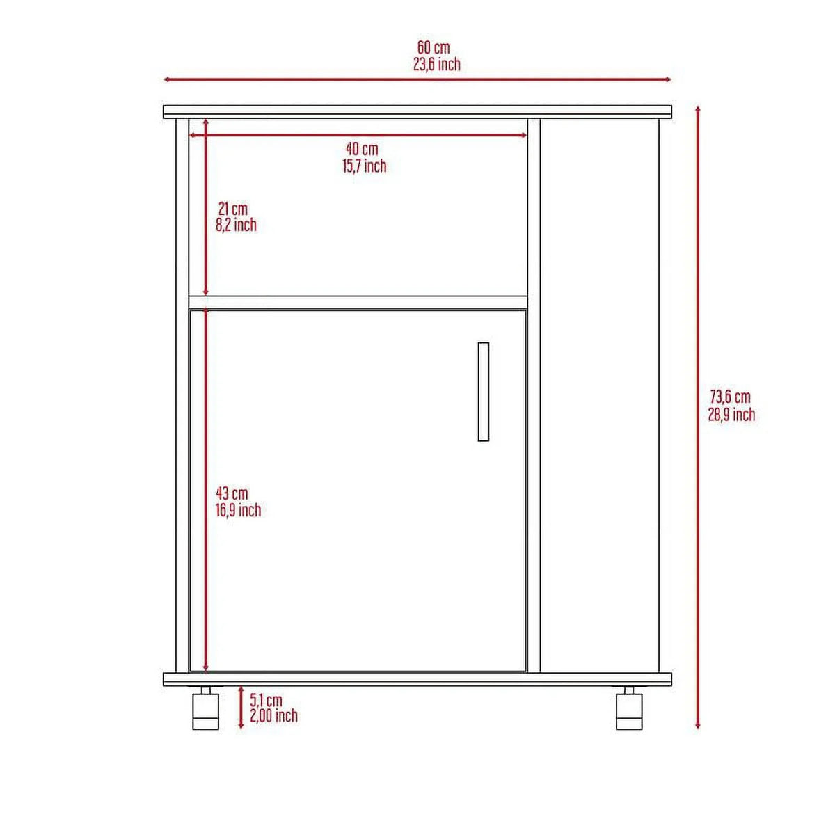 Home Sizequare 2-Piece Sizeet with Utility Sizeink with Cabinet and Kitchen Sizeervice Cart