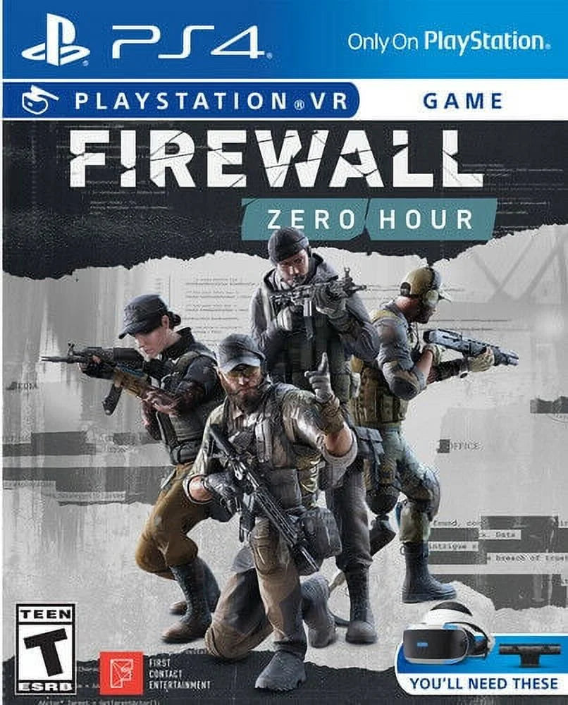Firewall: Zero Hour VR for PlaySizetation 4 [New Video Game] Pack of 5