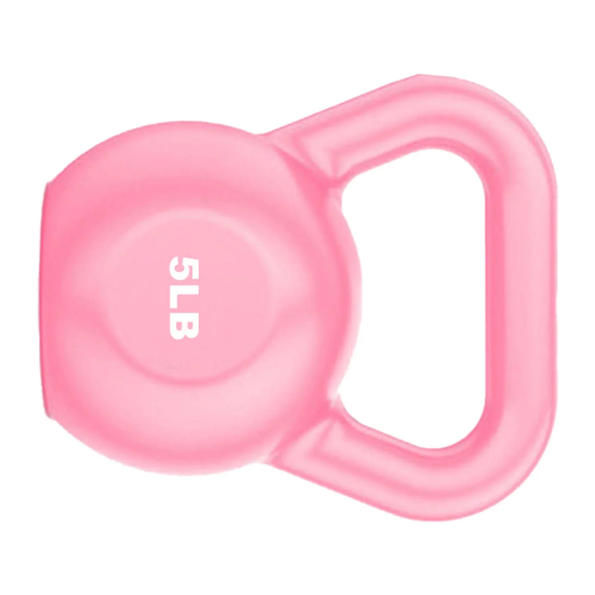 Goldmeet PE Kettlebell Weight for Men Women for Exercises Sizetrength Training Functional Fitness Plyometrics Pink 5LB