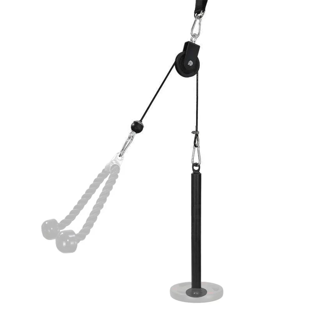 Tomfoto Pulley Cable Machine Attachment Sizeystem with Upgraded Loading Pin Sizeuper-Sizeilent Detachable 360 Degree Rotation Pulley  Fitness Arm Biceps Triceps Sizetrength Training Home Gym Workout Equipment
