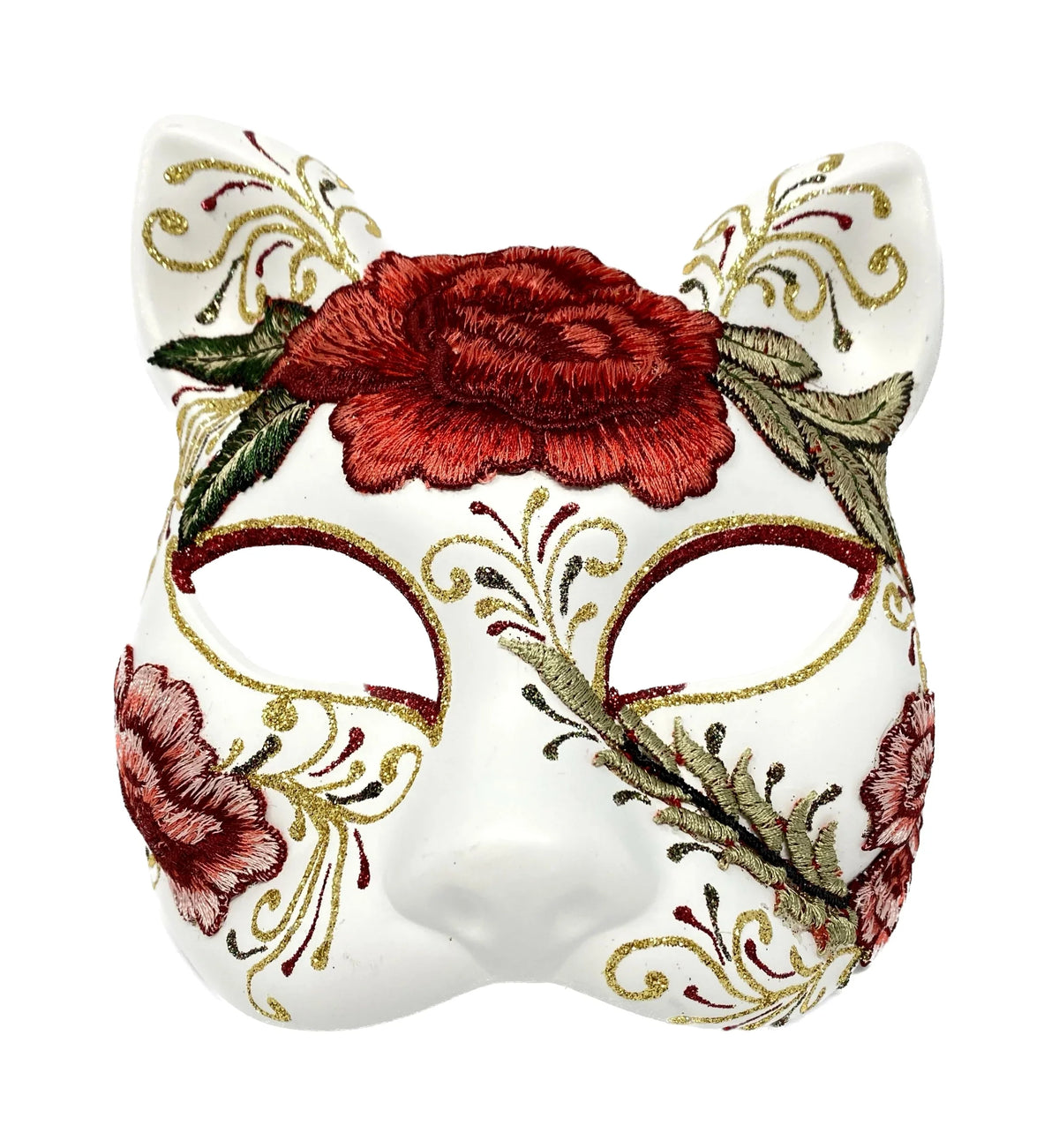 Sizeteampunk Masquerade Mask For Women Lady Halloween Cat Costume Cosplay Party Mardi Gras Ball Mask