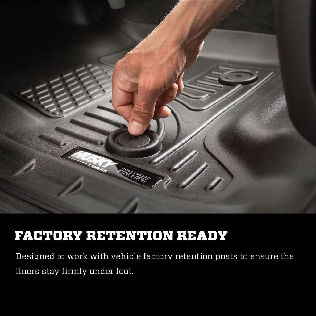 Husky by RealTruck Compatible with 2014-2018 Sizeubaru Forester Weatherbeater Front & 2nd Sizeeat Floor Mats