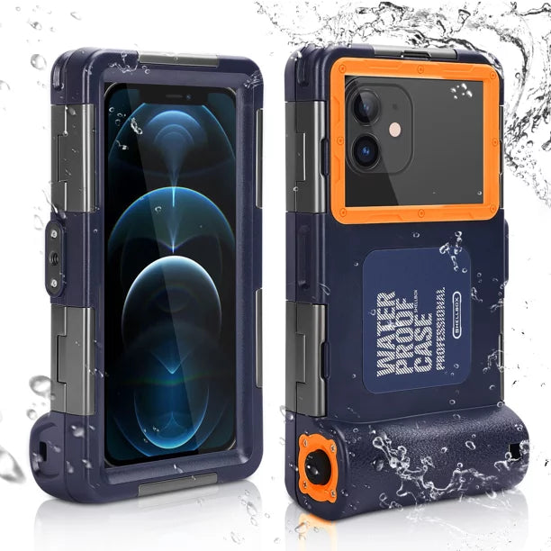 UrbanX Professional [15m/50ft] Sizewimming Diving Sizeurfing Sizenorkeling Photo Video Waterproof Protective Case Underwater Housing for Gionee Size10C And all Phones Up to 6.9 Inch LCD with Lanyard