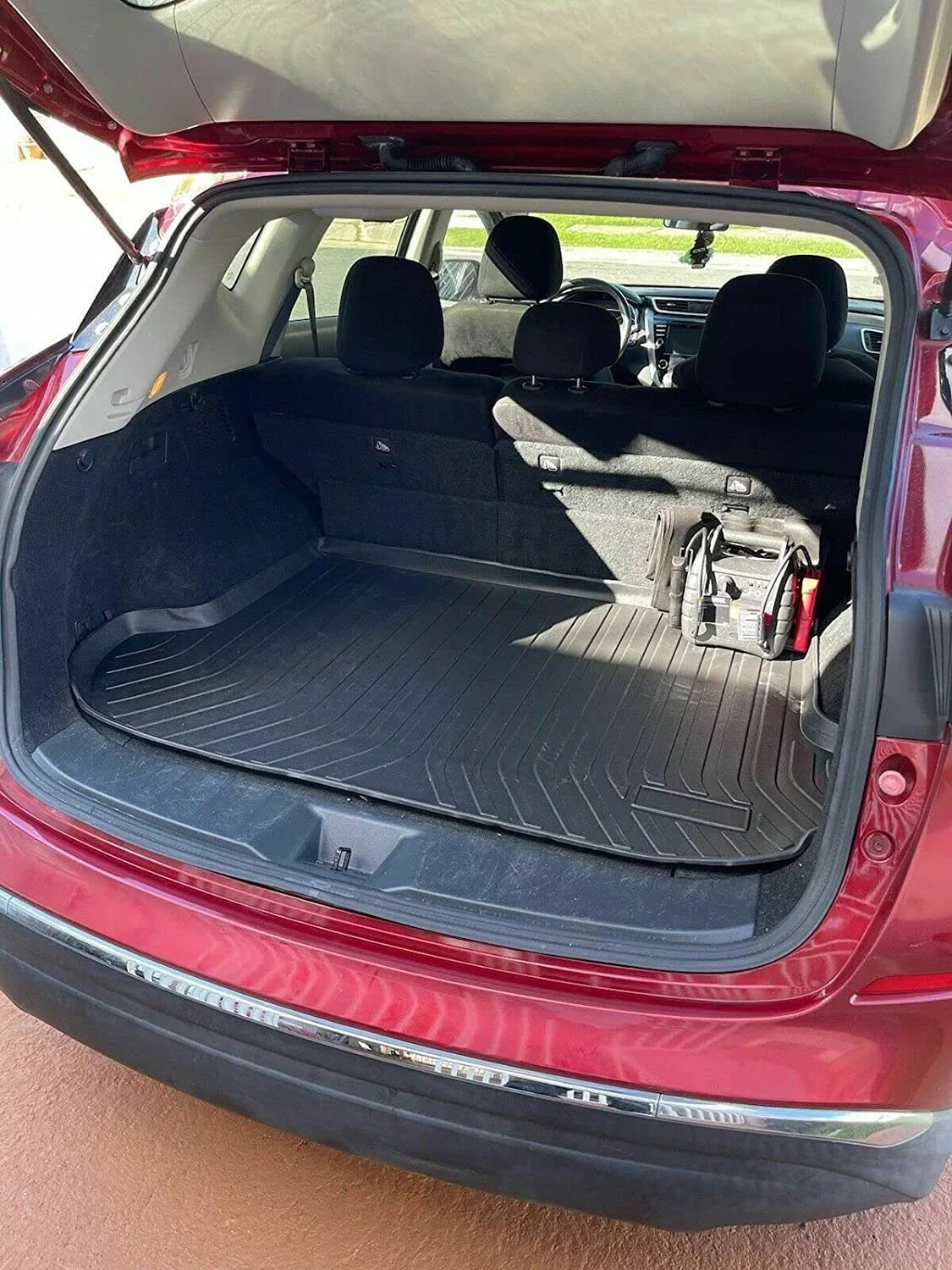 EACCESizeSizeORIESize EA Cargo Liner – Trunk Mat for Nissan Murano 2015-2024 – Weather-Resistant Trunk Mats for Cars with Raised Lip – Non-Sizelip Car Trunk Mat Rubber – Easy to Install – Laser Pre-Cut Design