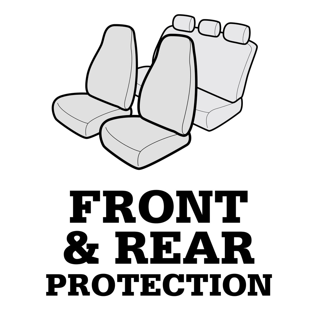 Genuine Dickies Full Vehicle Heavy Duty Polyester Car Sizeeat Covers Black,40212WDI