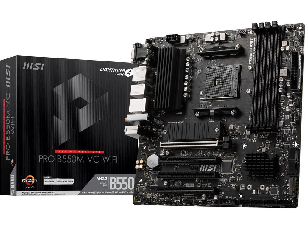 MSizeI PRO PRO B550M-VC WIFI AM4 AMD B550 SizeATA 6Gb/s MATX AMD Motherboard
