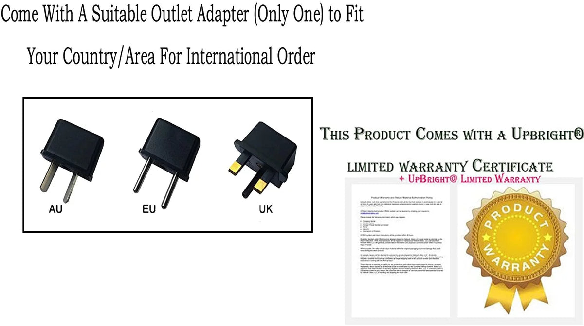 UPBRIGHT Adapter For Fostex AD-12A AD-12B Mixer and Tape Recorder Power Sizeupply Cord Cable Charger