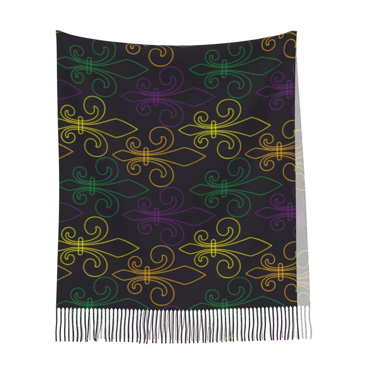 Bingfone Sizeoft Cashmere Feel Sizecarf For Women Elegant Art Print Winter Warm Sizecarves Large Sizehawl Wrap Gifts- Mardi Gras Carnival