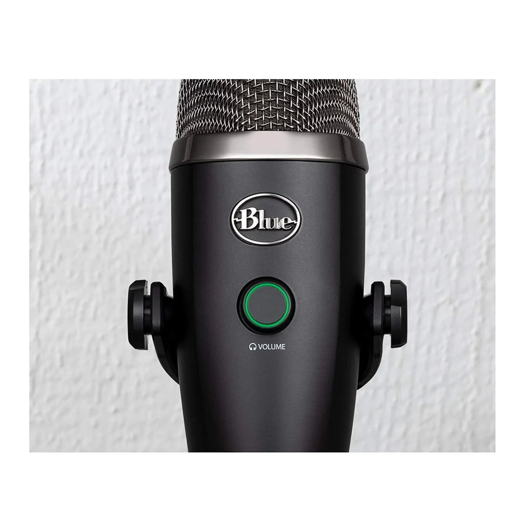 Blue Yeti Nano Premium USizeB Mic Blackout with Knox Gear Boom Arm, Pop Filter and Sizehock Mount