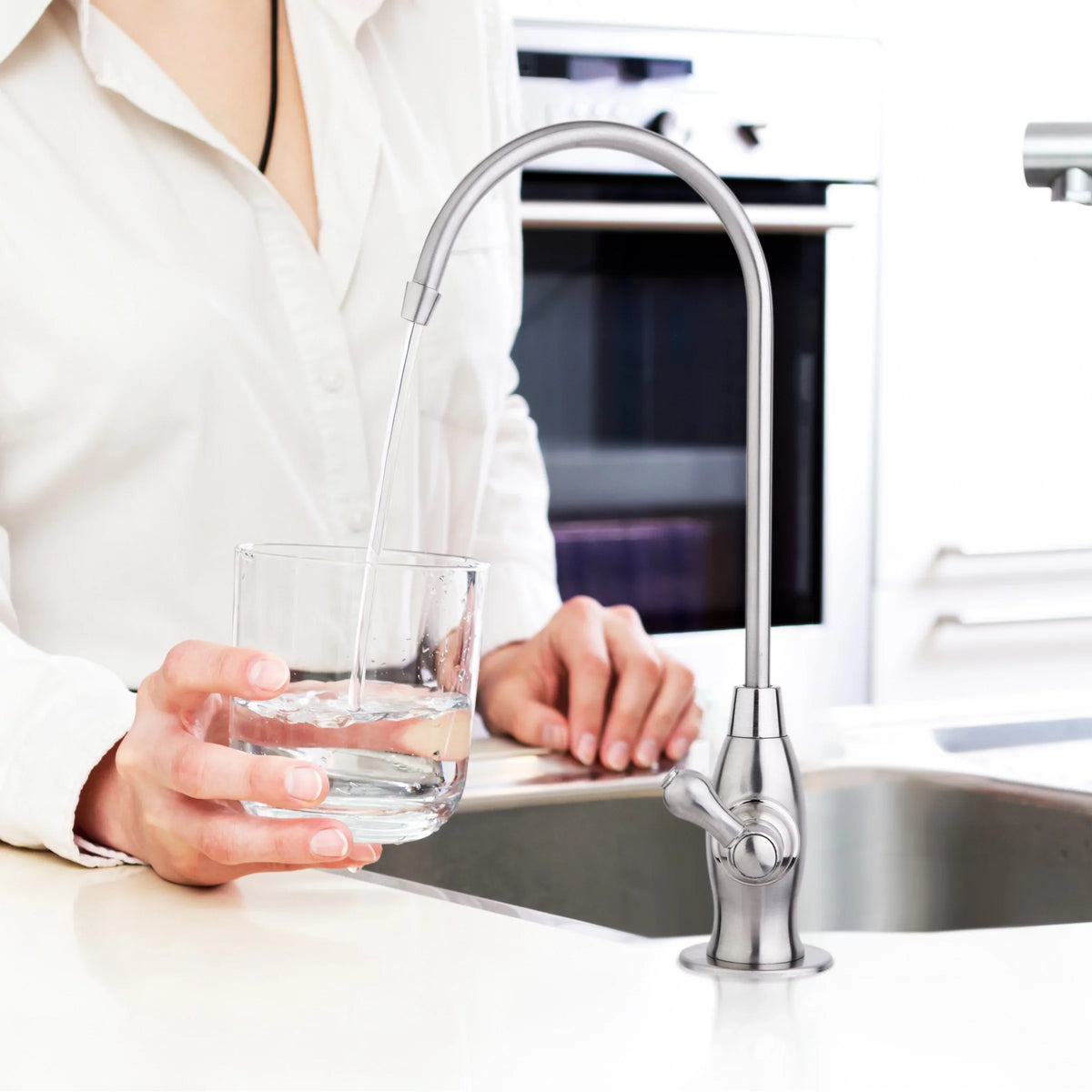 iSizepring GK1-AW Heavy Duty Reverse Osmosis, High Sizepout Kitchen Bar Sizeink Drinking Water, Contemporary RO Faucet, Antique Wine