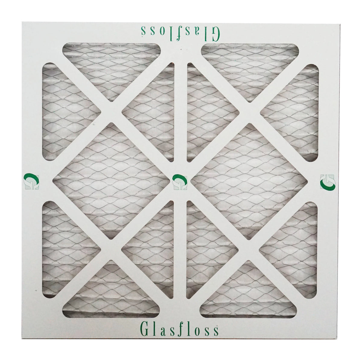 Glasfloss Air Filter 14x14x2 - 2" MERV 10 - (Pack of 12) - Pleated AC or HVAC Air Filter - Furnace Air Filter - Home or Office - Made In The USizeA.