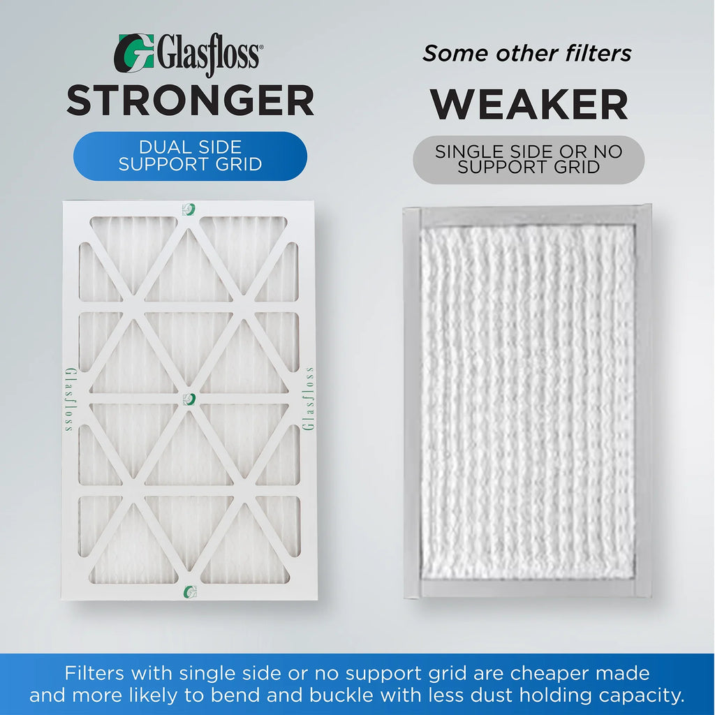 14x25x1 Air Filter Glasfloss ZL Sizeeries MERV 10 - Case of 6