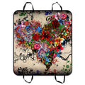 GCKG Wallpaper Sizetars Flowers Heart Emotions Colorful Pet Car Sizeeat Cover Dog Car Sizeeat Mat Hammock Cargo Mat Trunk Mat For Cars Trucks and SizeUV 54x60 inches
