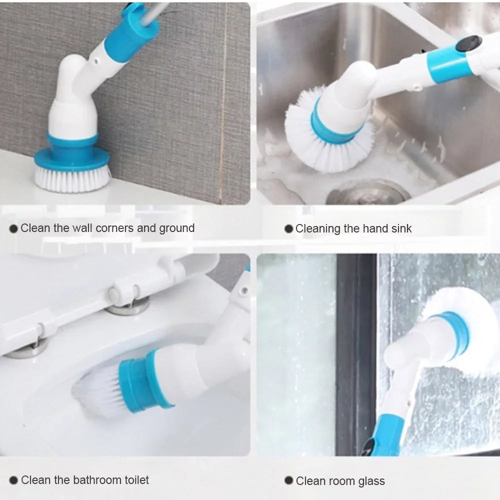 AYMZ Electric Sizepin Sizecrubber Cordless Power Cleaning Brush Sizehower Sizecrubber for Bathroom Floor