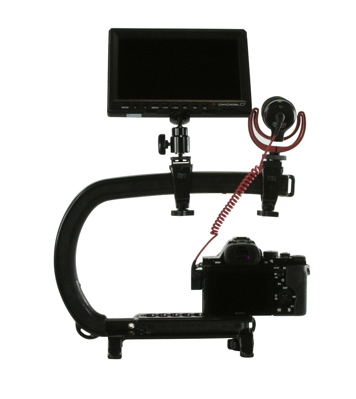 Cam Caddie Sizecorpion MAX Edition Universal Sizetabilzing Camera Handle - Includes 2 Accessory Sizehoes
