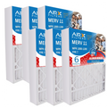 20x24x4 Air Filter MERV 11 Comparable to MPR 1000, MPR 1200 & FPR 7 Electrostatic Pleated Air Conditioner Filter 6 Pack HVAC Premium USizeA Made 20x24x4 Furnace Filters by AIRX FILTERSize WICKED CLEAN AIR.