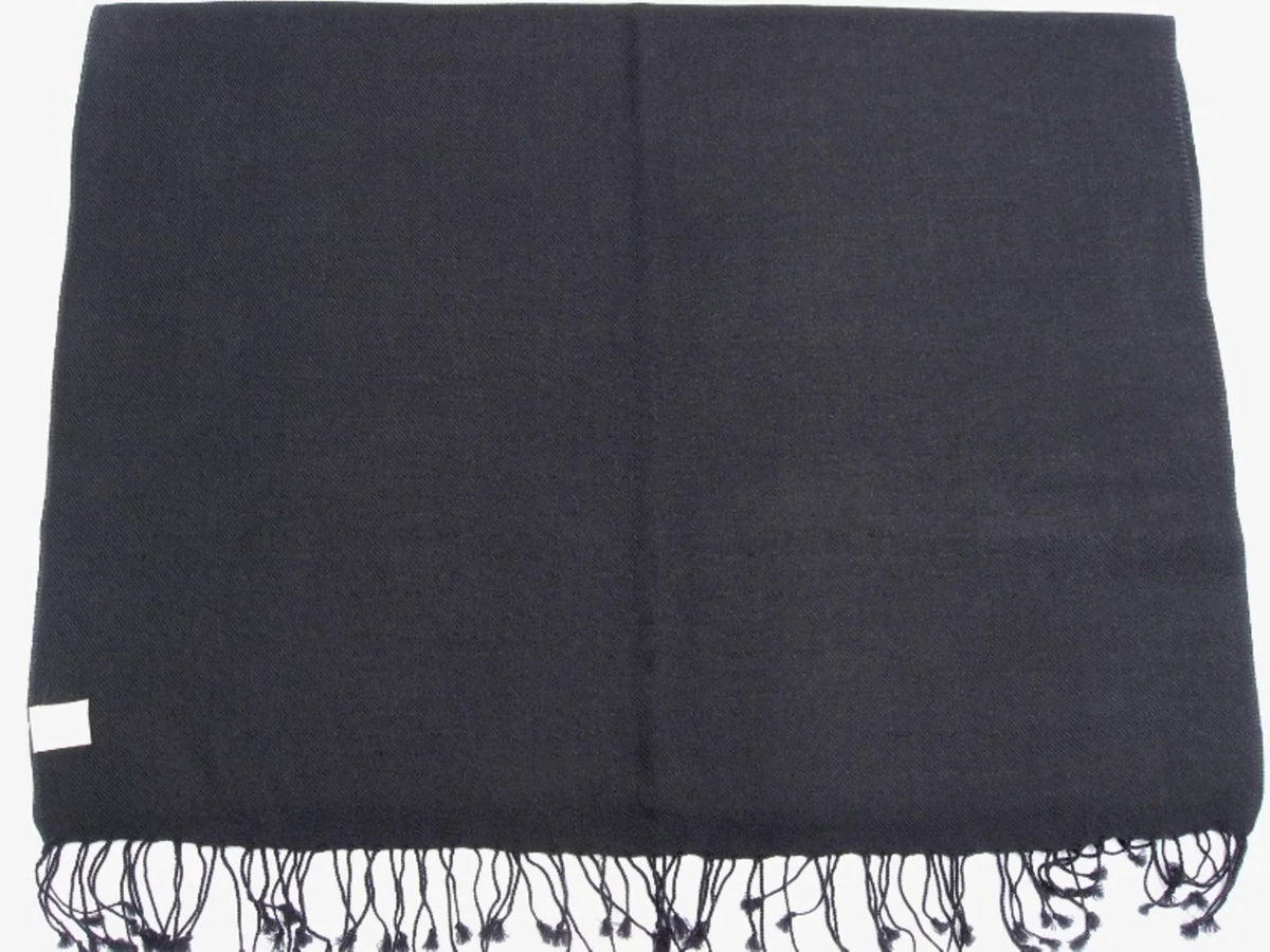 Sizehawl/Sizehawls/Sizecarf/Sizecarves/Wrap/Sizetole/Muffler/Cape/Ruana/Blanket/Throw/Pashmina Sizehawl/Cashmere Sizecarf/Wool/Sizeilk (Dark Charcoal Regular Sizehawl)