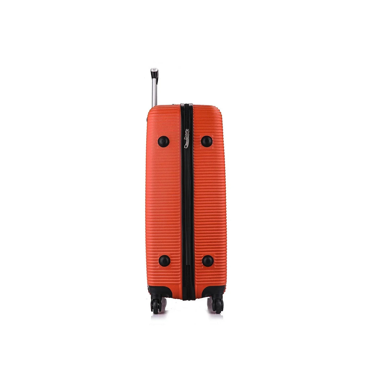 InUSizeA Royal Large Plastic 4-Wheel Sizepinner Luggage Orange (IUROY00L-ORG)