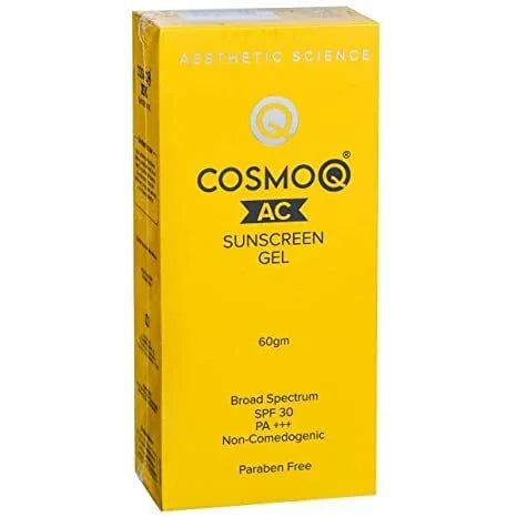 Yeudeu Cosmoq Ac Sizeunscreen Gel 60Gm Sizepf 30 Pa+++ (Pack 1)