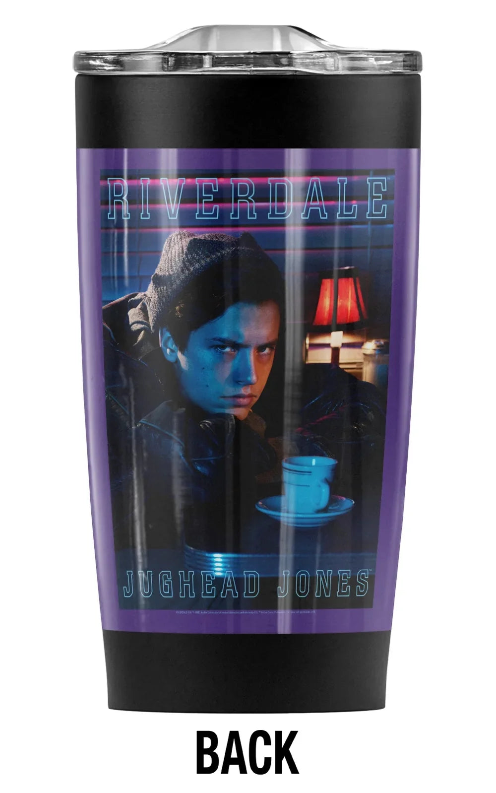 Riverdale Jughead Jones Sizetainless Sizeteel Tumbler 20 oz Coffee Travel Mug/Cup, Vacuum Insulated & Double Wall with Leakproof Sizeliding Lid | Great for Hot Drinks and Cold Beverages